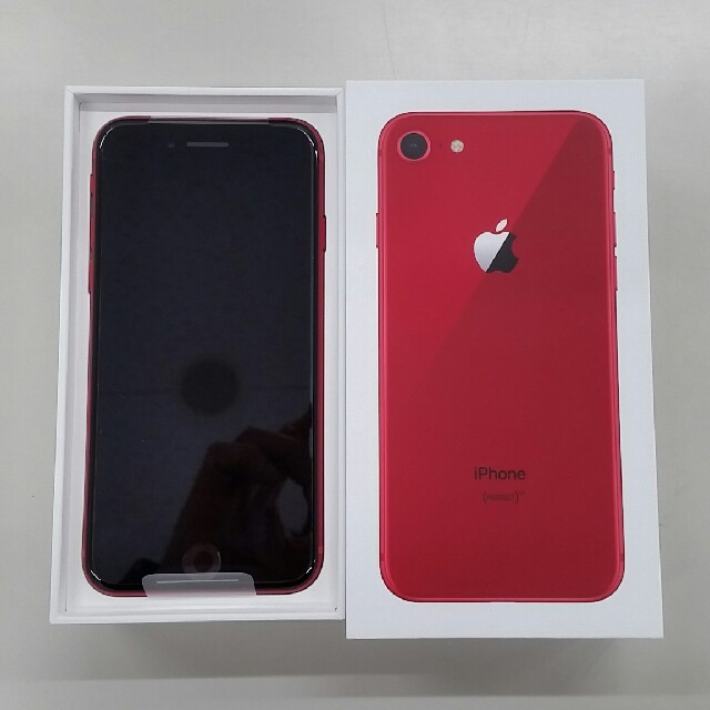 完成品 Apple - SIMフリー docomo 64GB Red iPhone8 新品