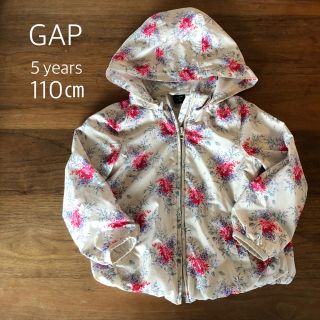 ベビーギャップ(babyGAP)のGAP フラワープリントブルゾン 110㎝(ジャケット/上着)