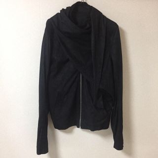 リックオウエンス(Rick Owens)の希少！リックオウエンス  スカーフレザーライダース(レザージャケット)