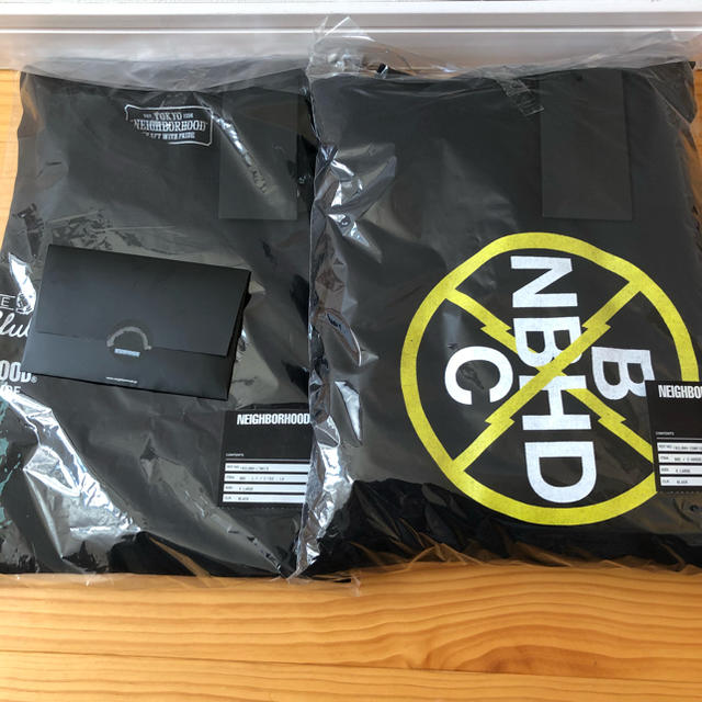 NEIGHBORHOOD(ネイバーフッド)のBBC×NBHD フーディー、ロンT ブラック 2点セット XL メンズのトップス(パーカー)の商品写真