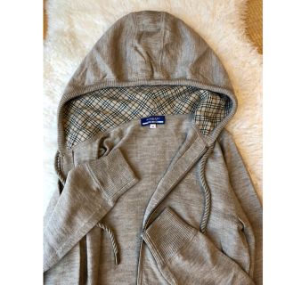 バーバリーブルーレーベル(BURBERRY BLUE LABEL)の超美品バーバリーブルーレーベル上質ウールパーカー♫(パーカー)