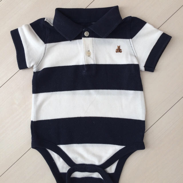 GAP Kids(ギャップキッズ)のGAP ベビーボディ2枚セット キッズ/ベビー/マタニティのベビー服(~85cm)(ロンパース)の商品写真