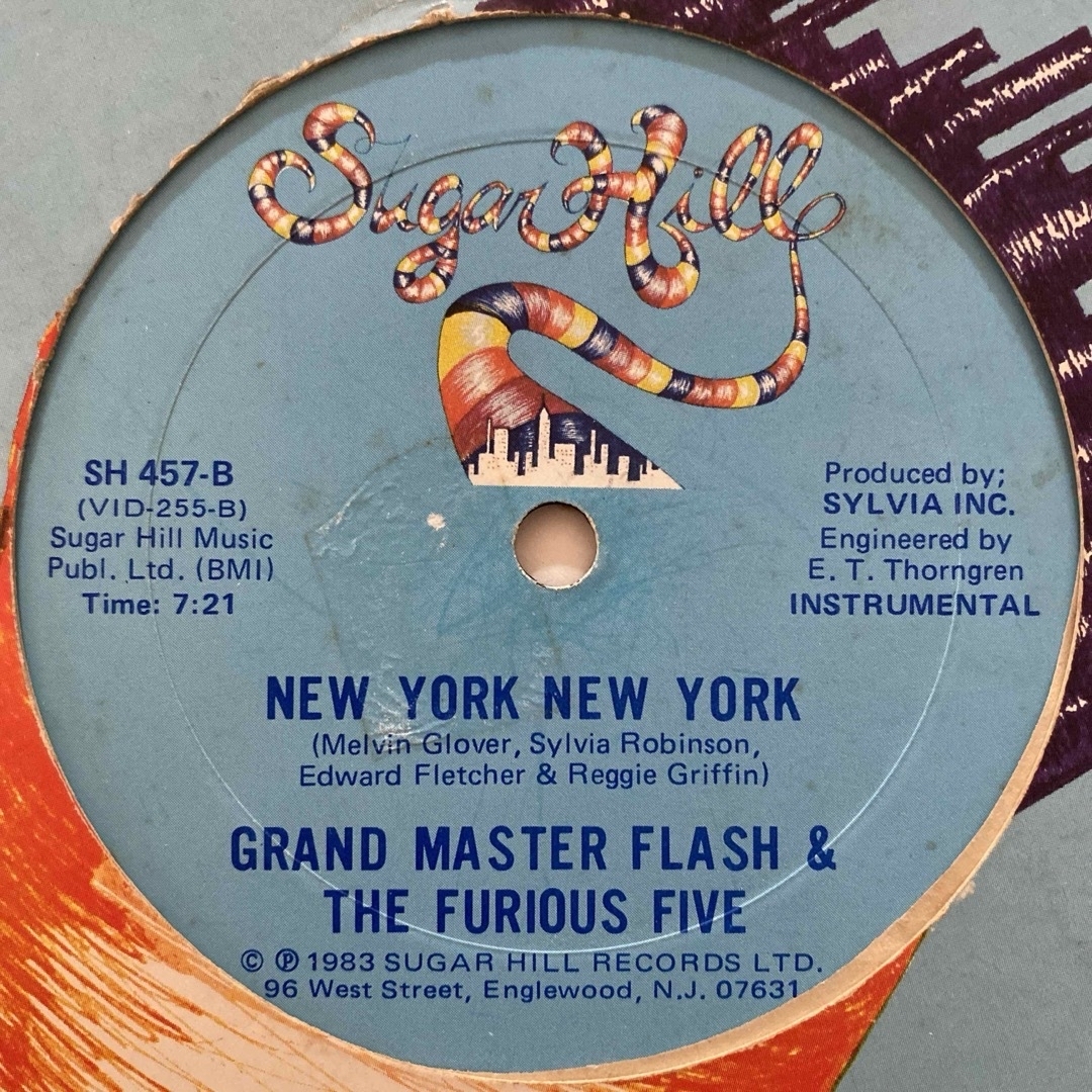 GRANDMASTER FLASH & THE FURIOUS FIVE 楽器のDJ機器(ターンテーブル)の商品写真