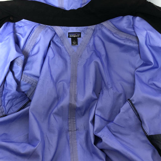 patagonia(パタゴニア)のパタゴニア オールタイムシェル ヴィンテージ ステンカラーコート 黒 Lサイズ メンズのジャケット/アウター(ステンカラーコート)の商品写真
