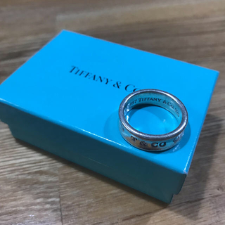 Tiffany&co シルバーリング1837 (18号) タイムセール