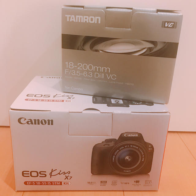 canon kiss x7 + TAMRONズームレンズ