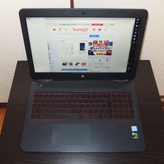 ヒューレットパッカード(HP)のゲーミング 動画編集 ノートパソコン HP GTX1050 メモリ16G(ノートPC)