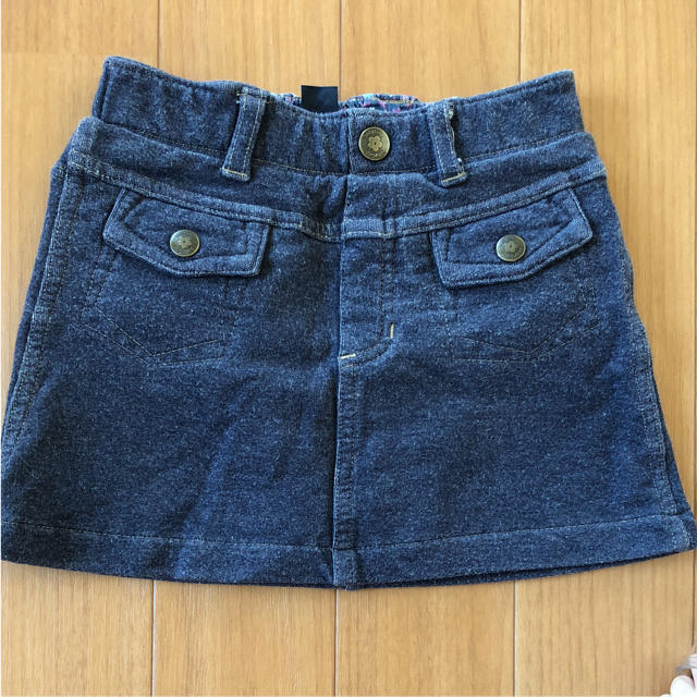 babyGAP(ベビーギャップ)のGAP デニムスカート 95  キッズ/ベビー/マタニティのキッズ服女の子用(90cm~)(スカート)の商品写真