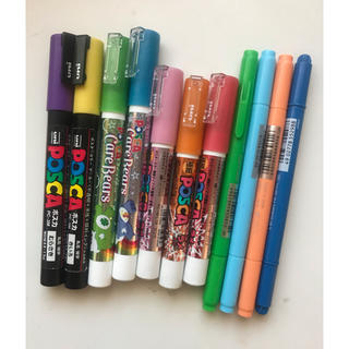 ミツビシエンピツ(三菱鉛筆)のポスカ Play color カラーペン 11本セット(ペン/マーカー)