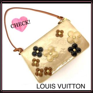 ルイヴィトン(LOUIS VUITTON)の超美品！ ルイヴィトン ヴェルニフラワーレキシントン M92246 ポーチ(ポーチ)