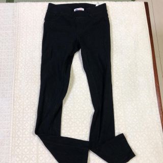 エイチアンドエム(H&M)のH&M ブラックスリムパンツ 140(パンツ/スパッツ)