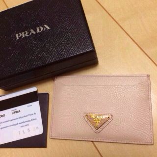 プラダ(PRADA)のPRADA カードケース 美品(名刺入れ/定期入れ)