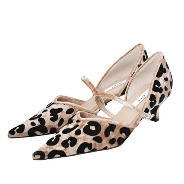 アメリヴィンテージ FLOCKY LEOPARD PUMPS ☆