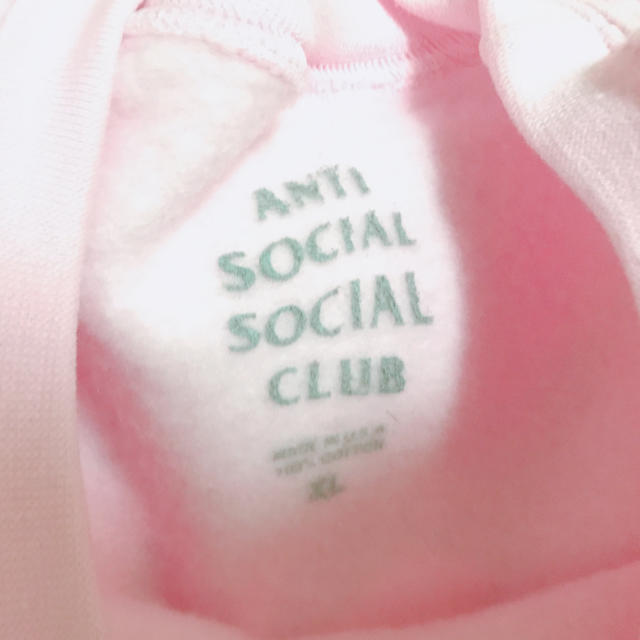 Supreme(シュプリーム)のanti social social club スウェット XL メンズのトップス(スウェット)の商品写真