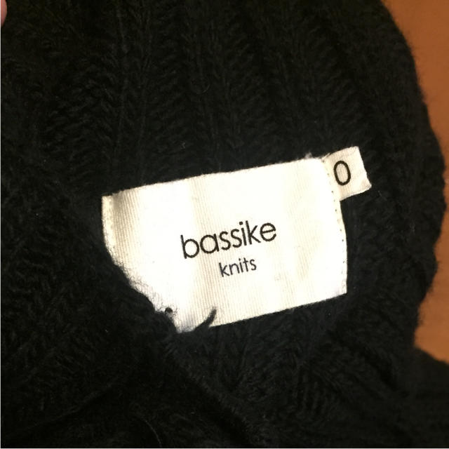 bassike チャンキー リブニット 黒 レディースのトップス(ニット/セーター)の商品写真