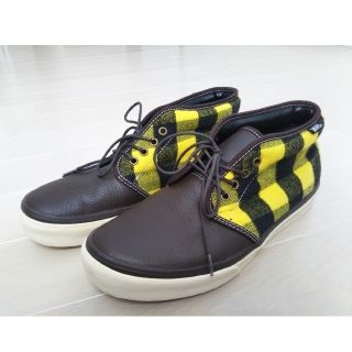 ヴァンズ(VANS)のVANS　バンズ　ハイカットスニーカー　チェック柄　秋冬靴　ブーツ　26cm(スニーカー)