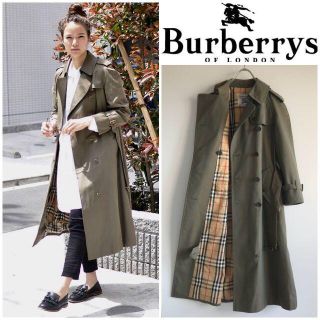 バーバリー(BURBERRY)のnaka7chan様専用 オールドバーバリー トレンチコート/YSL ニット(トレンチコート)