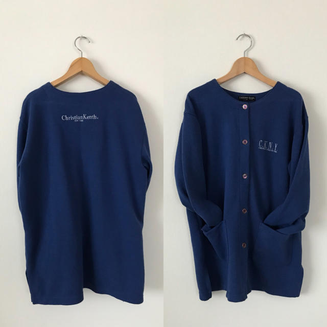 Lochie(ロキエ)のvintage blue cardigan レディースのトップス(カーディガン)の商品写真