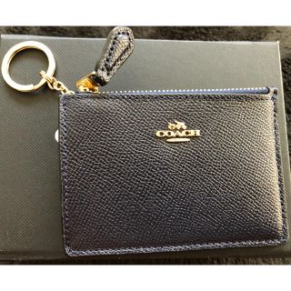 コーチ(COACH)のCOACH コインケース ネイビー(コインケース/小銭入れ)