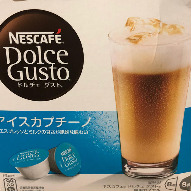 Nestle(ネスレ)のドルチェグスト カプセル アイスカプチーノ  バラ7杯分 食品/飲料/酒の飲料(コーヒー)の商品写真