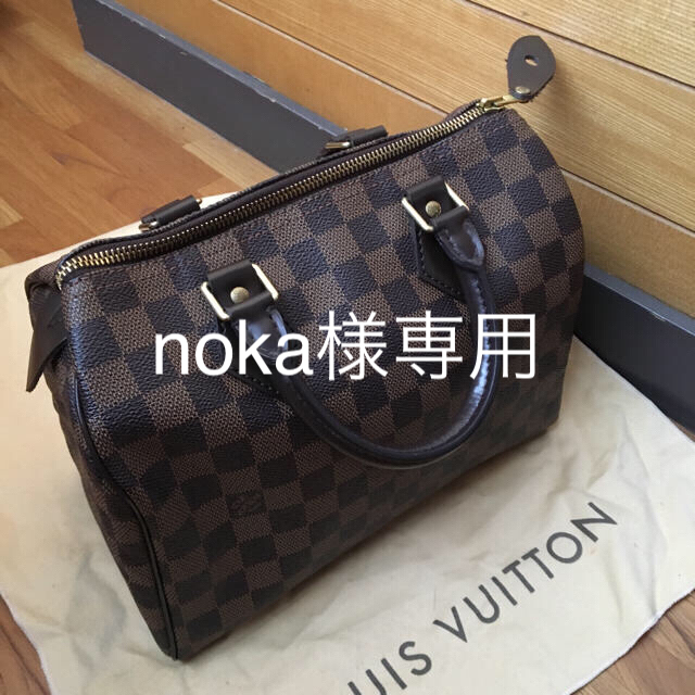 憧れの LOUIS VUITTON - noka様専用 ルイヴィトン スピーディ25 ダミエ