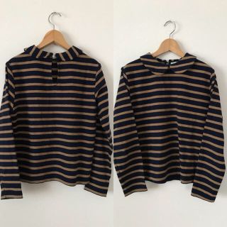 ドットアンドストライプスチャイルドウーマン(Dot&Stripes CHILDWOMAN)のdot&stripes CHILD WOMAN ボーダートップス(カットソー(長袖/七分))