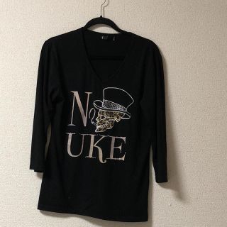 ドクロ 7分丈 即購入OK!!(Tシャツ/カットソー(七分/長袖))