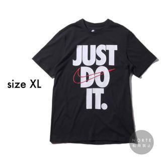 ナイキ(NIKE)の【新品】JUST DO IT ナイキ Tシャツ ブラック NIKE (Tシャツ/カットソー(半袖/袖なし))