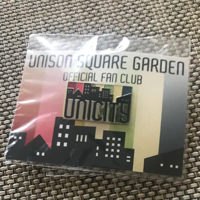 UNISON  SQUARE GARDEN ピンバッチ UNICITY エンタメ/ホビーのタレントグッズ(ミュージシャン)の商品写真