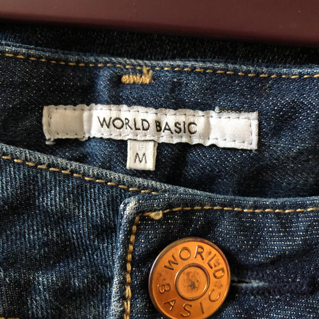 WORLD BASIC(ワールドベーシック)のワールドベーシックWORLD BASICボーイフレンドデニム レディースのパンツ(デニム/ジーンズ)の商品写真