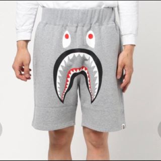 アベイシングエイプ(A BATHING APE)の新品 BAPE SHARK SWEAT PANTS シャーク ハーフ パンツ(ショートパンツ)