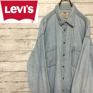 リーバイス(Levi's)の古着 90s リーバイス Levi's デニムシャツ レッドタブ ビックサイズ(シャツ)