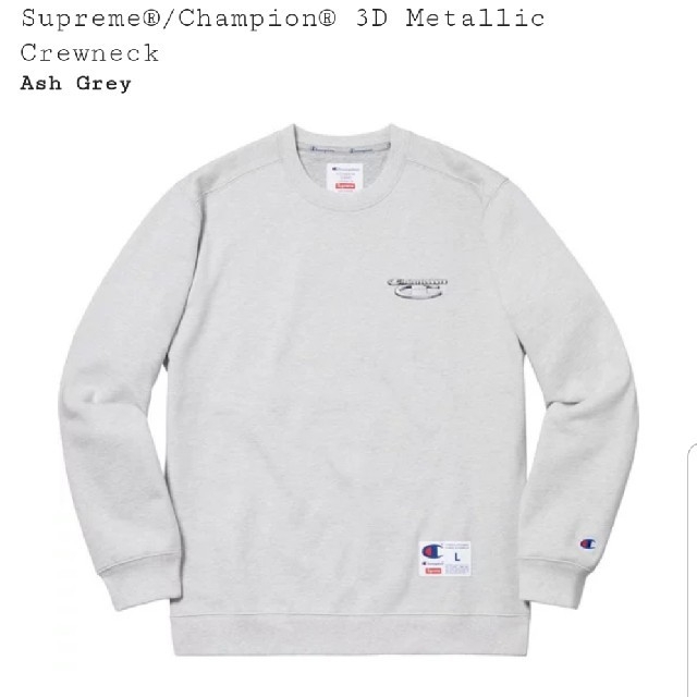 Supreme×Champion 3D Metallic