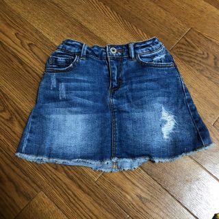 ザラキッズ(ZARA KIDS)のダメージミニデニムスカート(スカート)