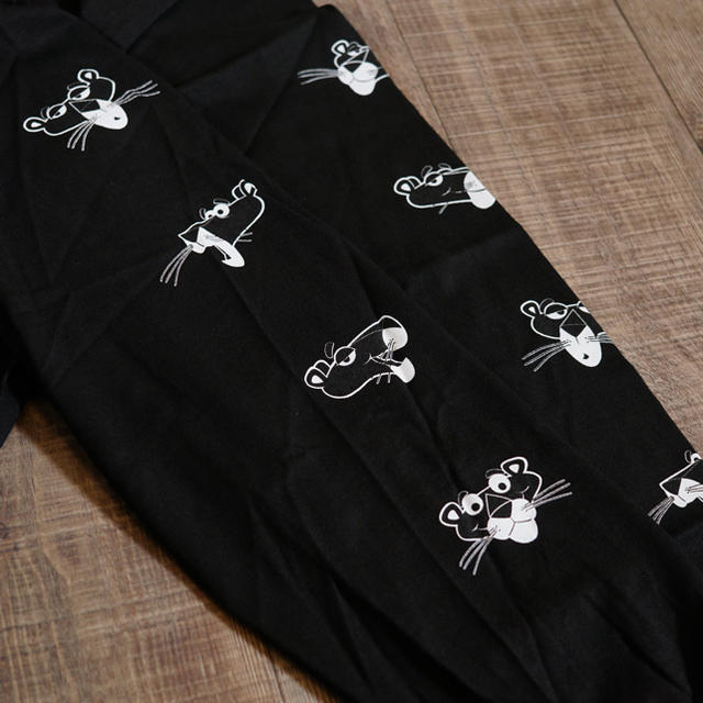 HUF(ハフ)の◆HUF × PINK PANTHER  コラボ ロングTシャツ /Mサイズ メンズのトップス(Tシャツ/カットソー(七分/長袖))の商品写真