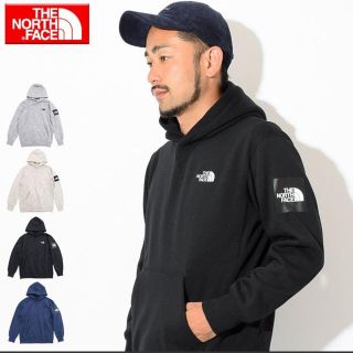 ザノースフェイス(THE NORTH FACE)のノースフェイススクエアロゴフーディー新品Mブラック土日限定価格(パーカー)