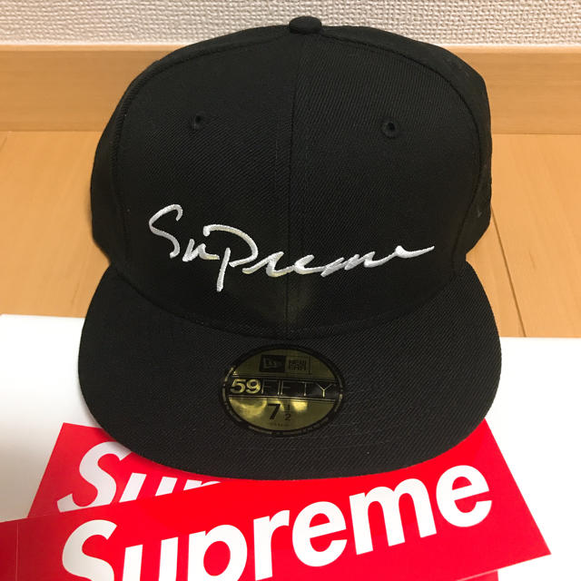 Supreme　NEW ERA ニューエラ黒 シュプリーム black7.1/2