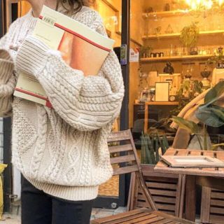 トゥデイフル(TODAYFUL)のvintage cable over knit(ニット/セーター)