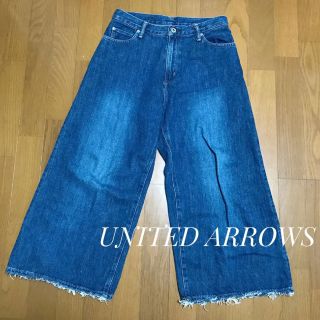 ユナイテッドアローズ(UNITED ARROWS)のUNITED ARROWS デニム ワイドパンツ(デニム/ジーンズ)