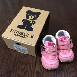 ダブルビー(DOUBLE.B)のDUBLE_B 13cm ピンク(スニーカー)