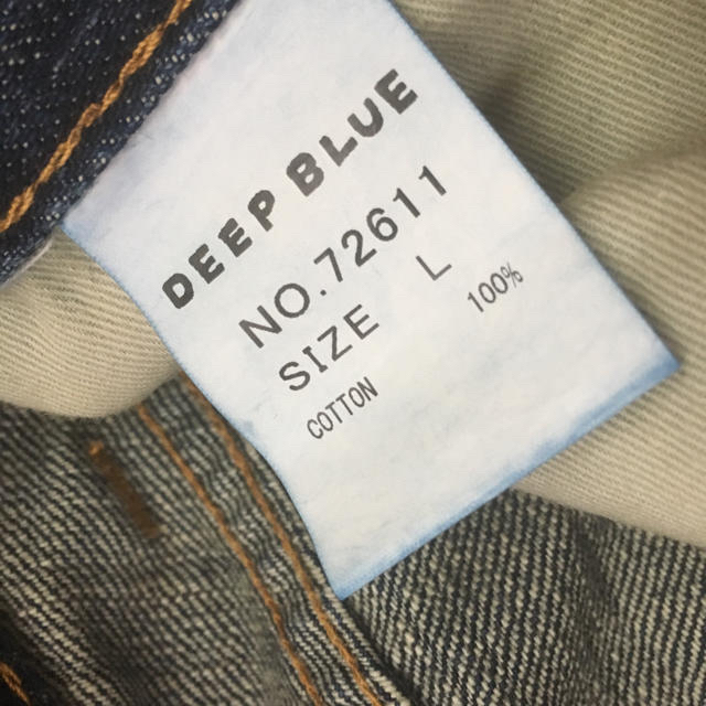 DEEP BLUE(ディープブルー)のDEEP BLUEディープブルー★used加工デニム★Lサイズ レディースのパンツ(デニム/ジーンズ)の商品写真