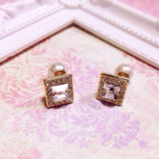 マーキュリーデュオ(MERCURYDUO)のマーキュリー♡パールキャッチピアス(ピアス)