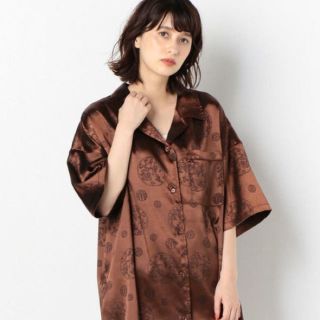 アナザーエディション(ANOTHER EDITION)の【knk様専用】アナザーエディション チャイナ柄シャツワンピース(シャツ/ブラウス(長袖/七分))