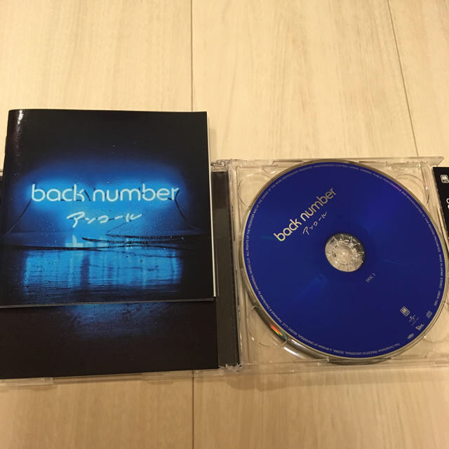 BACK NUMBER(バックナンバー)のCD バックナンバー アンコール 通常版 エンタメ/ホビーのCD(ポップス/ロック(邦楽))の商品写真