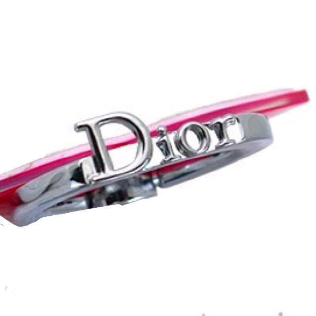 Dior(ディオール)のDior♡スマホリング リップ型 ハンドメイドのスマホケース/アクセサリー(スマホストラップ/チャーム)の商品写真
