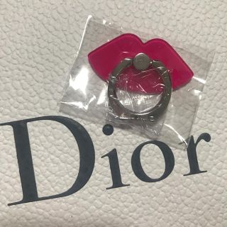 ディオール(Dior)のDior♡スマホリング リップ型(スマホストラップ/チャーム)