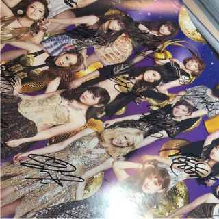 イーガールズ(E-girls)のE-girls 全メンバー 直接サイン入りポスター ファンクラブ限定3CD特典。(国内アーティスト)