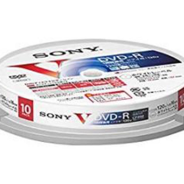 SONY(ソニー)のソニービデオ用DVD-R 120分16倍速 値下げ！ スマホ/家電/カメラのテレビ/映像機器(DVDレコーダー)の商品写真