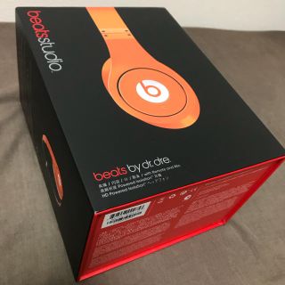 ビーツバイドクタードレ(Beats by Dr Dre)のbeats ヘッドホン オレンジ 日本未発売(ヘッドフォン/イヤフォン)