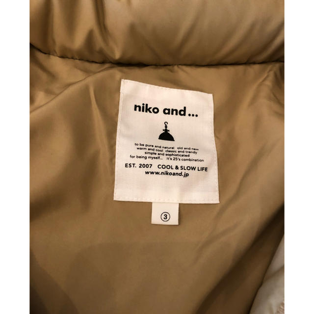 niko and...(ニコアンド)のnico and...ショートファージャケット レディースのジャケット/アウター(ダウンジャケット)の商品写真